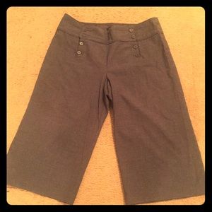 Gaucho style capri work pants